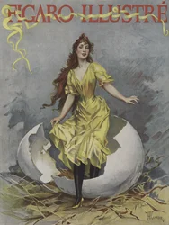 Uovo di Pasqua. Copertina di Le Figaro Illustre, aprile 1893