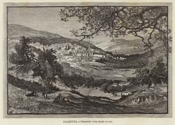 Palestina, Nazareth vista da sud
