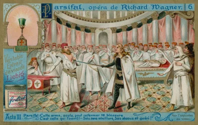 Parsifal Guarisce Amfortas con la Sacra Lancia