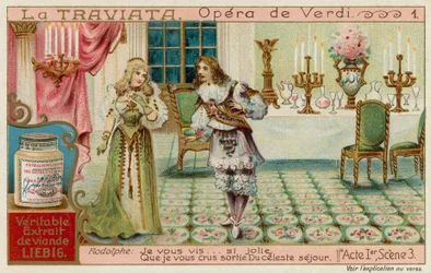 Rodolphe dichiara il suo amore per Violetta