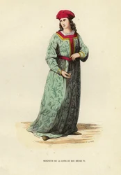Signore della corte del re Enrico VI