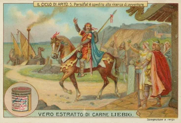 Sir Parsifal parte per la sua ricerca