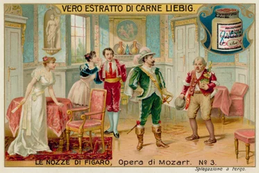 Il Conte, la Contessa, Figaro e Susanna, e Antonio il Giardiniere