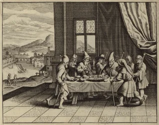 Gli Israeliti comandati da Dio di mangiare l