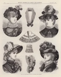 Gli ultimi cappelli, acconciature e lingerie