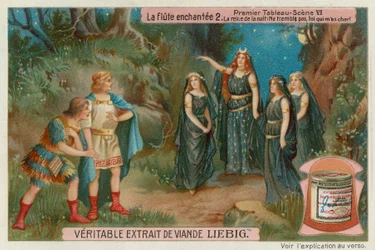 La Regina della Notte incontra Tamino e Papageno