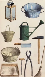 Strumenti (litografia a colori)