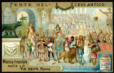 Marcia trionfale lungo la Via Sacra, Roma