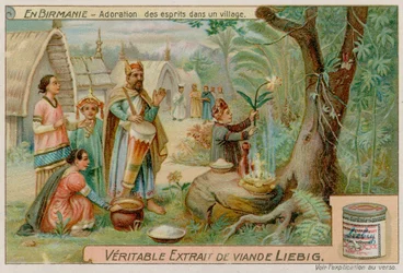 Culto degli spiriti in un villaggio