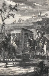 illustrazione per El principe de los ingenios, Miguel de Cervantes Saavedra