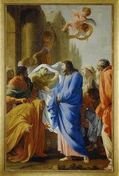 Cristo risuscita il figlio della vedova di Nain, dipinto prima del 1640 (dipinto su tela)