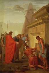 Dario Istaspe apre la tomba di Nitocris, c.1649
