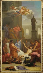 Il martirio di San Lorenzo (dipinto su tela)
