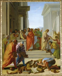 La predica di San Paolo a Efeso (dipinto su tela)