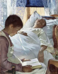 Riflessione in Blu, 1887