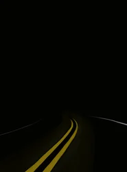 Guidare la strada di notte # 3 Brooklyn (arte digitale)