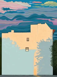 Casa e ombre di alberi