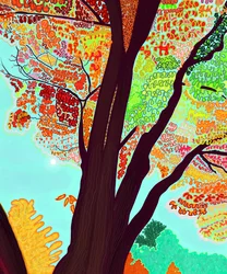 Albero di Lasdt Fall, 2018 (disegnato a mano su un iPad con una matita Apple)