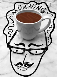 Caffè del mattino, 2025 (arte digitale)