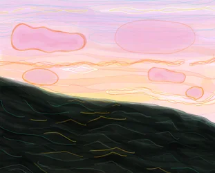 Oceano al tramonto