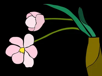 Fiori rosa, 2025 (arte digitale)
