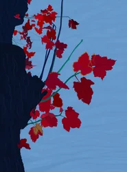 Acero rosso, ottobre 2025 (arte digitale)