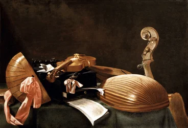 Natura morta con strumenti musicali, c. 1650