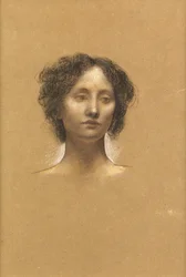 Testa di una ragazza