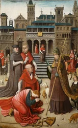 Scena della vita di San Rocco