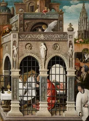 Scena dalla vita di San Rocco
