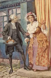 Illustrazione per A Sentimental Journey di Laurence Sterne