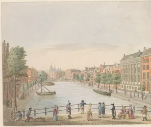 Kloveniersburgwal ad Amsterdam, ca. 1810-1813