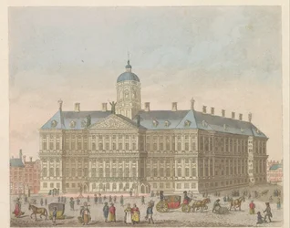 Palazzo Reale sulla Piazza Dam, ca. 1810-1813