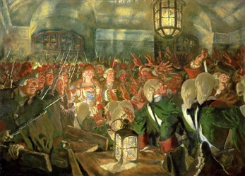 Granduchessa Elisabetta con le guardie durante il colpo di stato del 1741