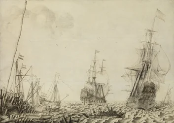 Navi vicino a un porto