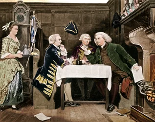 Dr Johnson, Goldsmith e Boswell, 1909