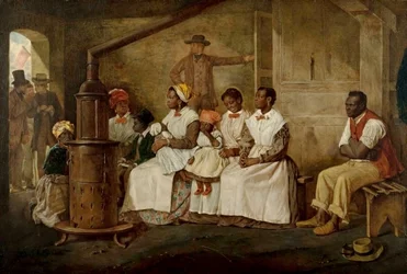 Schiavi in attesa di vendita, Richmond, Virginia