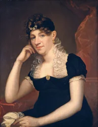 Maria Gansevoort Melvill (signora Allan Melvill), 1815 circa (olio su tavola)