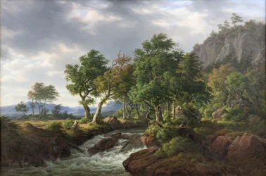 Paesaggio roccioso. Djupadal a Blekinge
