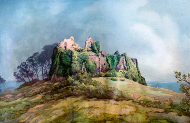 Castello di Oystermouth, vicino a Swansea, Galles, 1924-1926