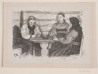 Illustrazione per "Stabursnøgelen i Rokkehovedet"