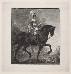 Karel van Mander: Christian IV a cavallo