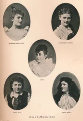 Grandi musicisti - Tavola XII, c1890, 1895