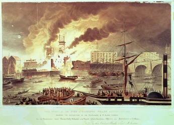 Incendio di Toppings Wharf, 1843