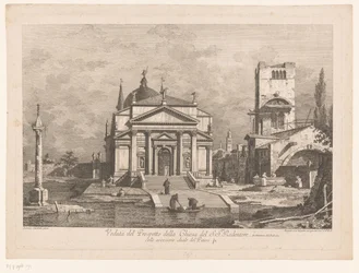 Veduta della Chiesa del Santissimo Redentore a Venezia (serie Vedute di Venezia da disegni di Canaletto)