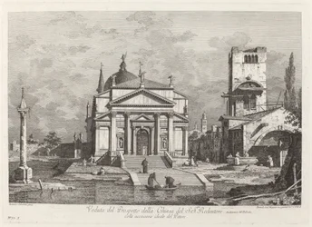 Veduta del Prospetto della Chiesa del SS. Redentore