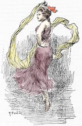 Ritratto di Marie Anne de Cupis de Camargo detta La Camargo (1710-1770) ballerina durante il passaggio di Giacomo Casanova (1725-1798) a Parigi