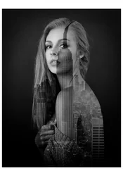 Donna urbana - Doppia esposizione