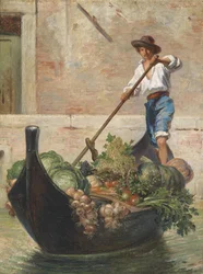 Venditore di verdure veneziano