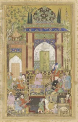 Babur riceve un cortigiano